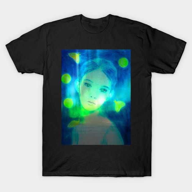 Moth Girl T-Shirt by teenamarie23art